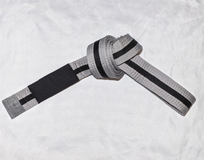 Black belt white stripe sale