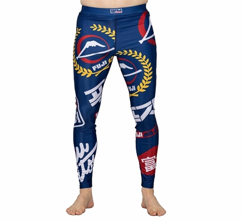 FUJI XTR V1 Grappling Spats - Navy