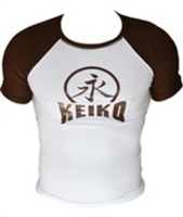 Keiko Competition Team Short Sleeve Rashguard Ranked - BROWN