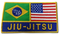 Patch - Flag - Brazilian Jiu Jitsu,