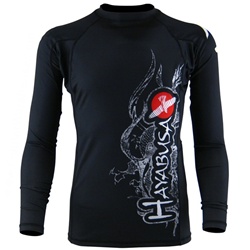 Hayabusa Mizuchi Rashguard - Long Sleeve - Black