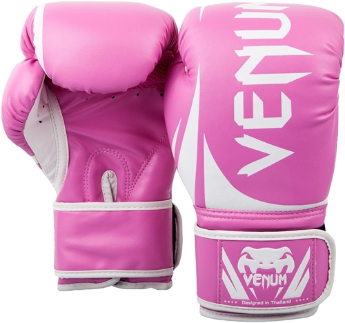 Venum pink cheap boxing gloves